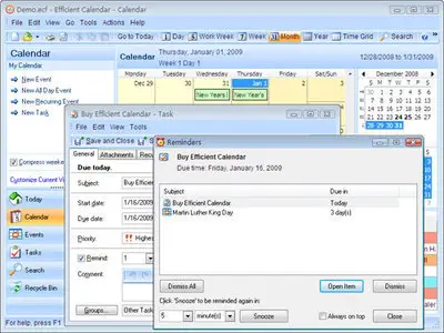 Efficient Calendar Network 5.60 Build 553 Multilingual