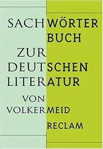 Sachwörterbuch zur deutschen Literatur