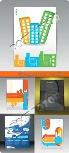 Flyer design content vector background