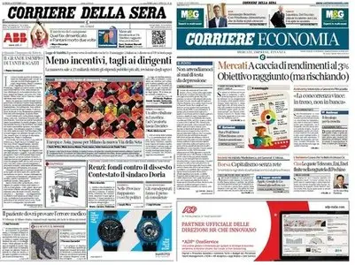 Il Corriere della Sera (13-10-14) + Corriere Economia