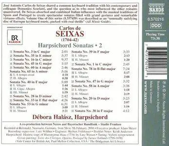 Debora Halasz - Carlos Seixas: Harpsichord Sonatas, Vol.2 (2011)