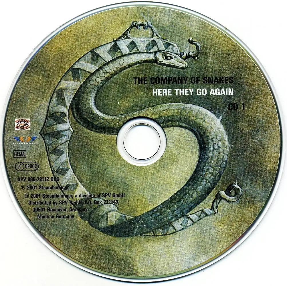 2001 какой змеи. The Company of Snakes. The Company of Snakes – here they go again. The Company of Snakes - Burst the Bubble. The Company of Snakes надпись.