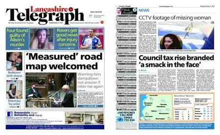 Lancashire Telegraph (Blackburn, Darwen, Hyndburn, Ribble Valley) – February 23, 2021