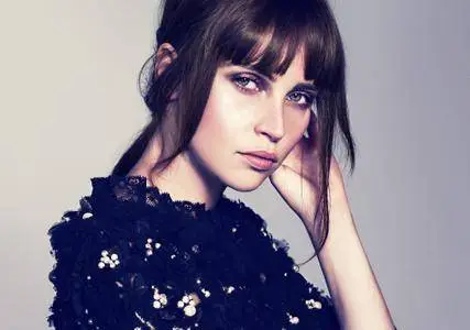 Felicity Jones by Micaela Rossato for InStyle January 2013