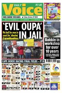Daily Voice - 27 October 2023