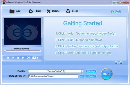 uSeesoft Video To YouTube Converter  1.5.1.5
