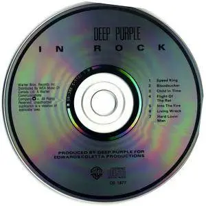 Deep Purple - Deep Purple In Rock (1970) [1990, Warner Bros CD 1877, Canada]