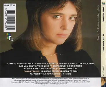 Suzi Quatro - If You Knew Suzi (1978) [2014, 7T’s Records, GLAM CD 146]