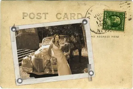 Frame - The old photo