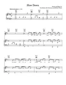 Slow Down - Bobby Valentino, Bobby Valentino featuring Timbaland, Timbaland (Piano-Vocal-Guitar)