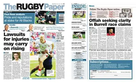 The Rugby Paper – July 31, 2022