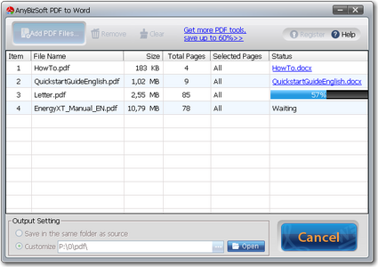 AnyBizSoft PDF to Word 2.5.5 Portable