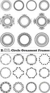 Vectors - Circle Ornament Frames