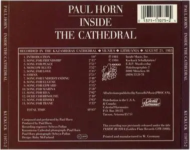 Paul Horn - Inside the Cathedral (1984)