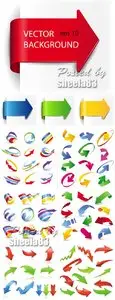 Color Arrows Vector