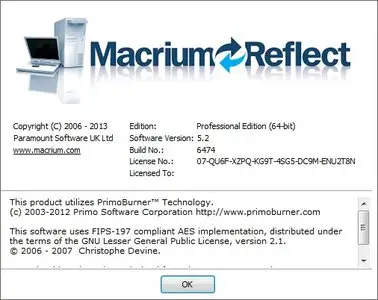 Macrium Reflect Professional 5.2.6474 (x86/x64)
