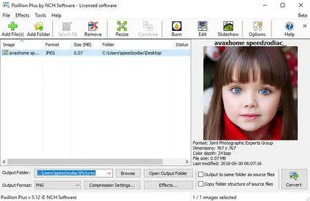 NCH Pixillion Image Converter Plus 5.12