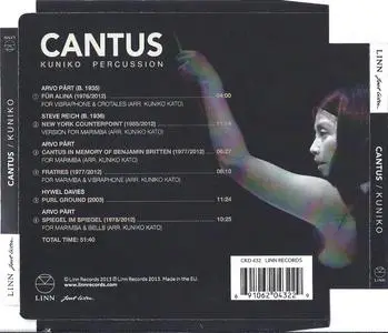 Kuniko - Cantus (2013) {Linn Records ‎CKD 432}