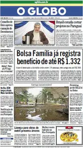 Jornal O Globo - 26 de junho de 2012 - Terça