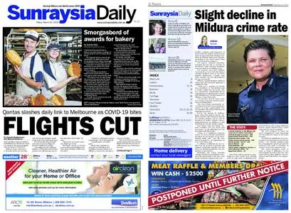 Sunraysia Daily – March 20, 2020