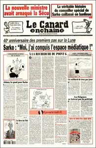 Le Canard enchaîné, du Mercredi 15 Juillet 2009.
