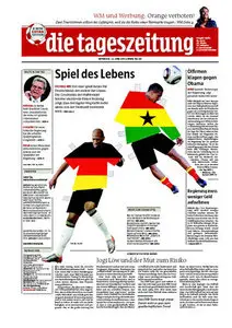 Tageszeitung TAZ vom 23  Juni 2010