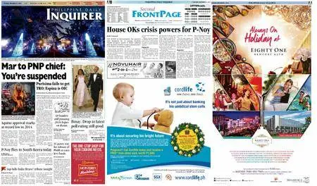 Philippine Daily Inquirer – December 11, 2014