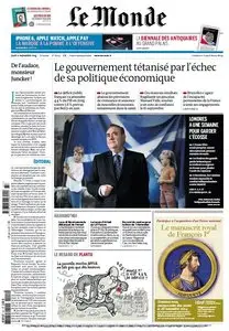 Le Monde du Jeudi 11 Septembre 2014