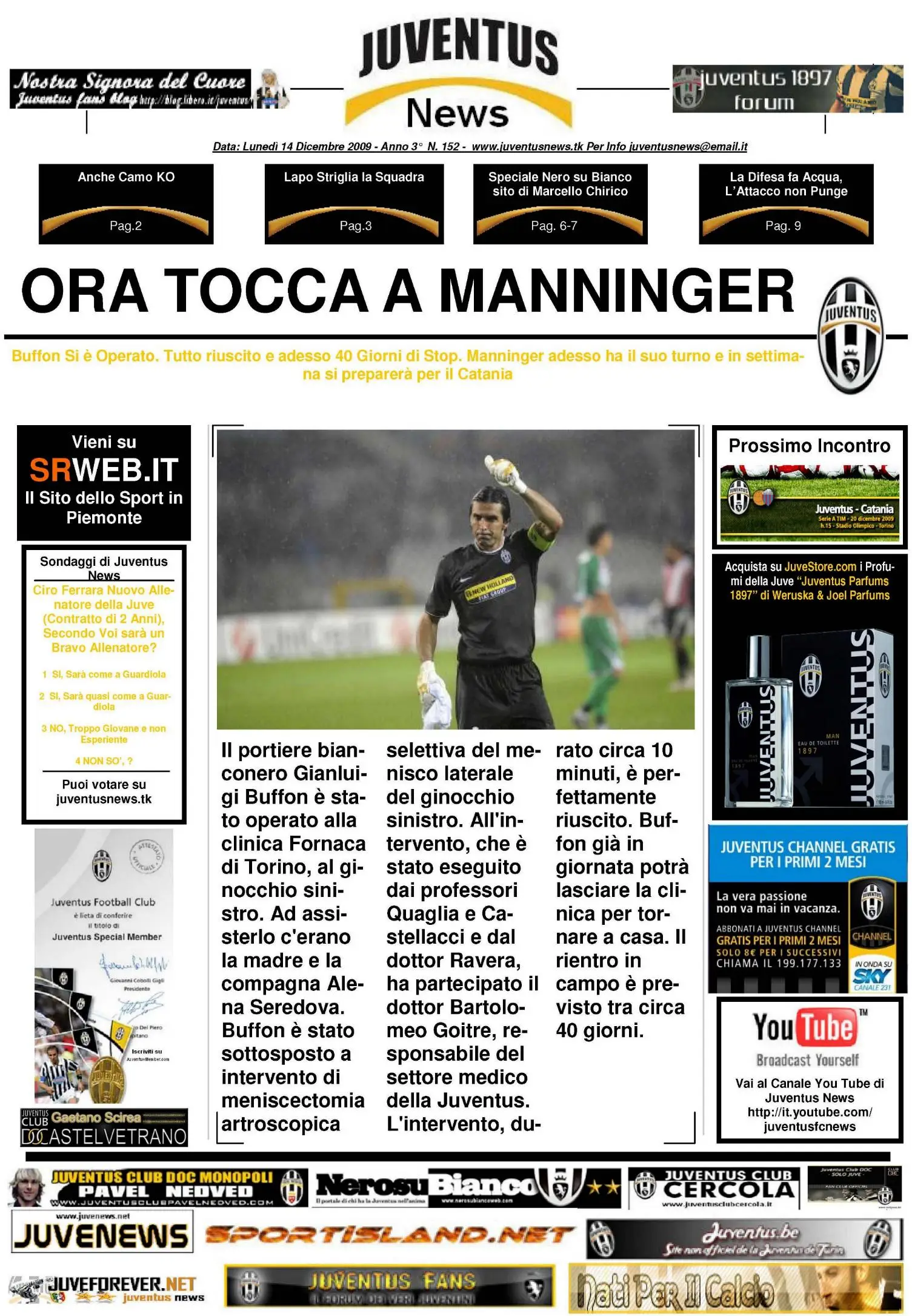 Juventus News 14.12.2009