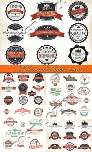 Label and badges vector 8