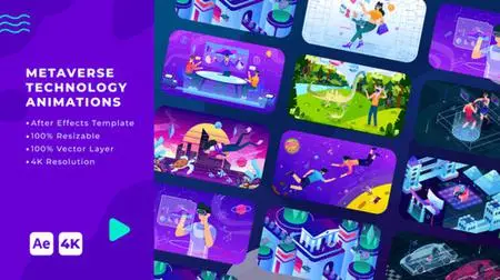 Metaverse Technology Animations | After Effects 42092677