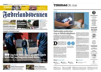 Fædrelandsvennen – 26. mai 2020