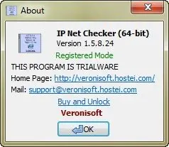 Veronisoft IP Net Checker 1.5.8.24 (x86/x64)