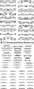 Vectors - Ornamental Floral Dividers 60