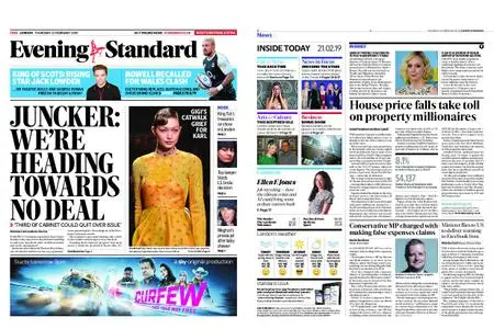 London Evening Standard – February 21, 2019