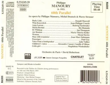 Philippe Manoury - 60th Parallel (2000)