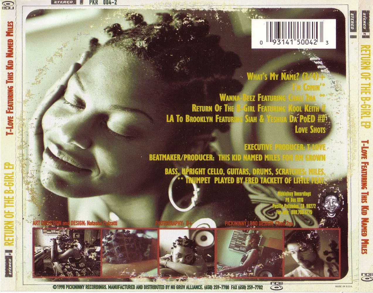 T-Love featuring This Kid Named Miles - Return Of The B-Girl EP (EP) (1998)