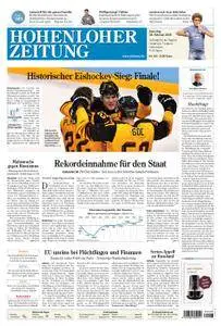 Hohenloher Zeitung - 24. Februar 2018