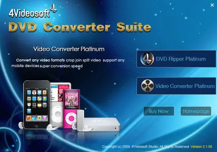 4Videosoft DVD Converter Suite 3.1.06 
