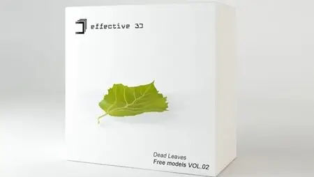Effective 3D – Free models VOL.02: Dead leaves