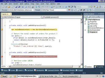 Microsoft LINQ Using Visual C# 2010