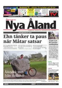 Nya Åland – 29 april 2019