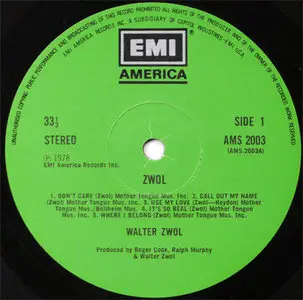 Zwol - Zwol (EMI America AMS 2003) (UK 1978) (Vinyl 24-96 & 16-44.1)
