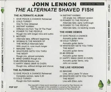 John Lennon - The Alternate Shaved Fish (2005) {Pear}