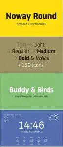 Noway Round Sans Serif Font