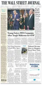 The Wall Street Journal - 16 November 2022