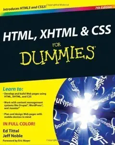 HTML, XHTML and CSS For Dummies, 7th Eition (repost)
