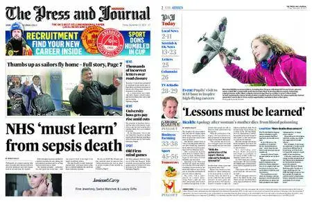 The Press and Journal Aberdeen – September 22, 2017