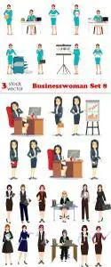 Vectors - Businesswoman Set 8