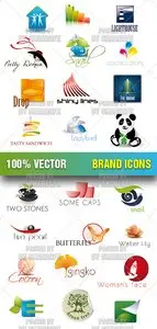 Stock Vector - Brand Icons